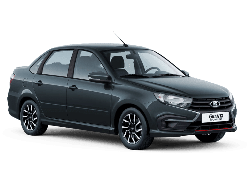Купить Lada Granta Sportline в Томске - СЕРЕБРИСТО-ТЕМНО-СЕРЫЙ "БОРНЕО" (633) - МЕТАЛЛИК