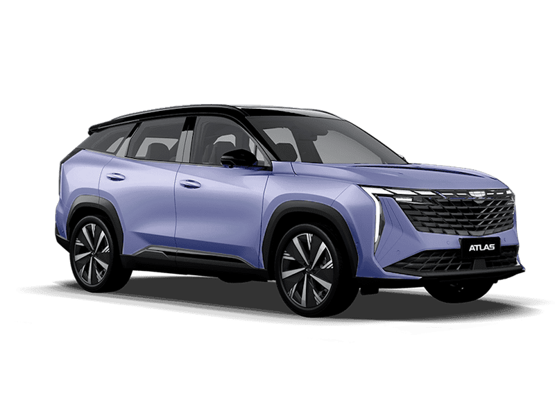Купить Geely Atlas Новый в Томске - Starry Blue / Серо-голубой металлик